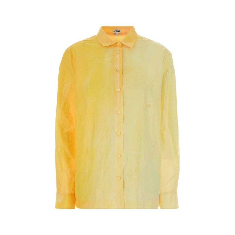 Loewe Women Yellow Cotton Blend Shirt